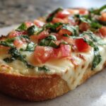 Caprese Garlic Bread Toast for Easter, Christmas