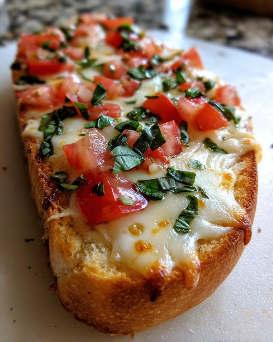 Caprese Garlic Bread Toast for Easter, Christmas - detail 3