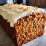 Carrot Loaf Cake for Easter, Thanksgiving