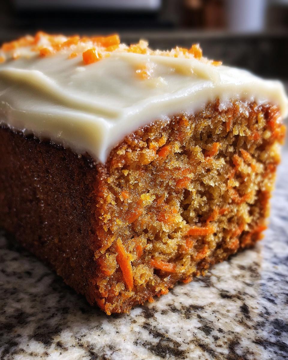 Carrot Loaf Cake for Easter, Thanksgiving - detail 2