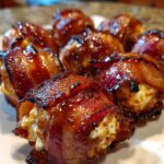 Cheddar-Stuffed BBQ Bacon Bombs