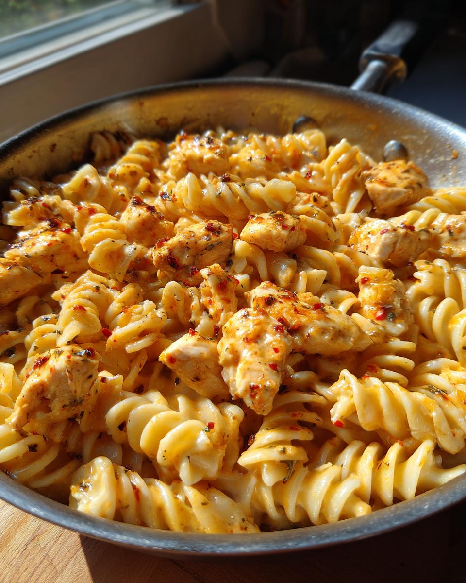Cheesy Cajun Chicken Rotini Skillet - detail 1