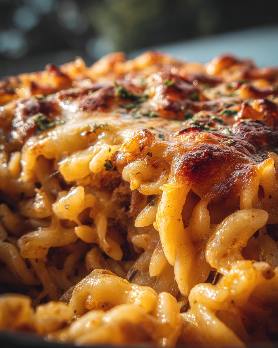 Cheesy Cheeseburger Orzo Skillet - detail 1