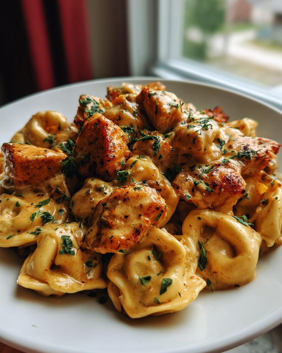 Cheesy Garlic Cajun Chicken Tortellini - detail 2