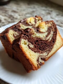 Chocolate Marble Yogurt Cake for Christmas