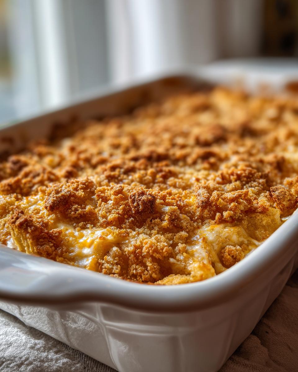 Creamy Chicken and Cheddar Ranch Casserole for Christmas - detail 3
