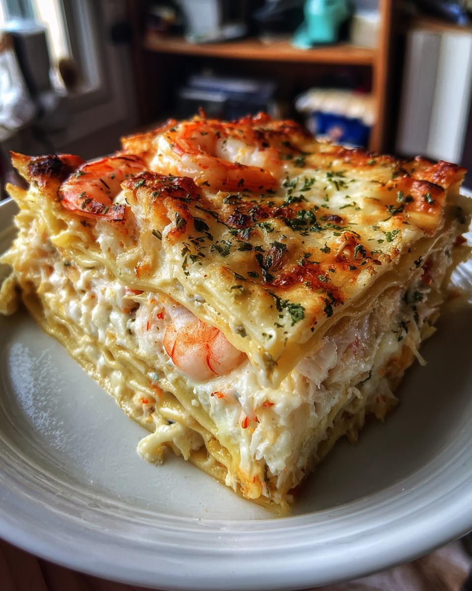 Creamy Shrimp and Crab Lasagna - detail 3