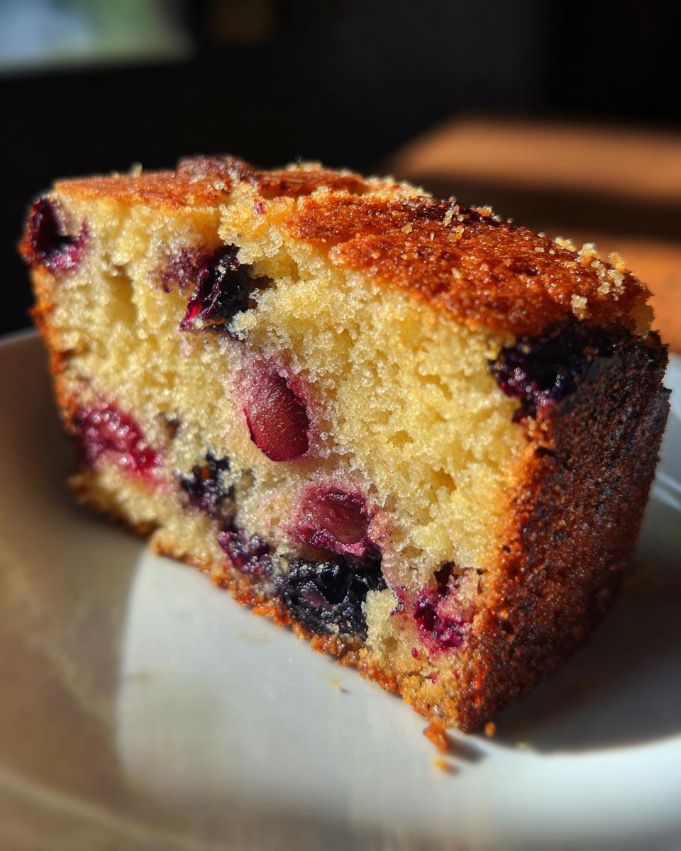 Crispy Plum and Blueberry Cake for Christmas, Easter - detail 3