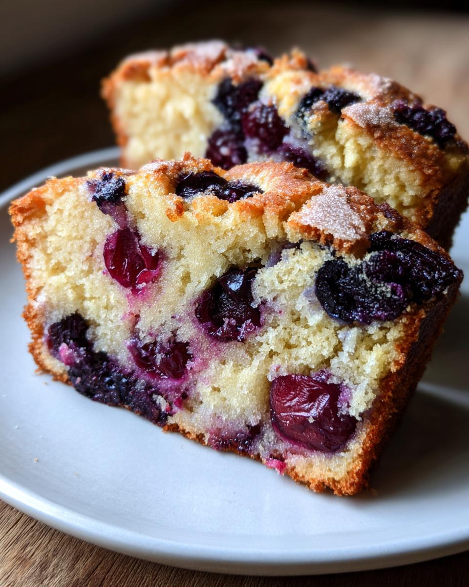 Crispy Plum and Blueberry Cake for Christmas, Easter - detail 4
