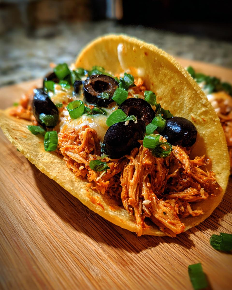 Crock Pot Ranch Chicken Tacos for Halloween - detail 2