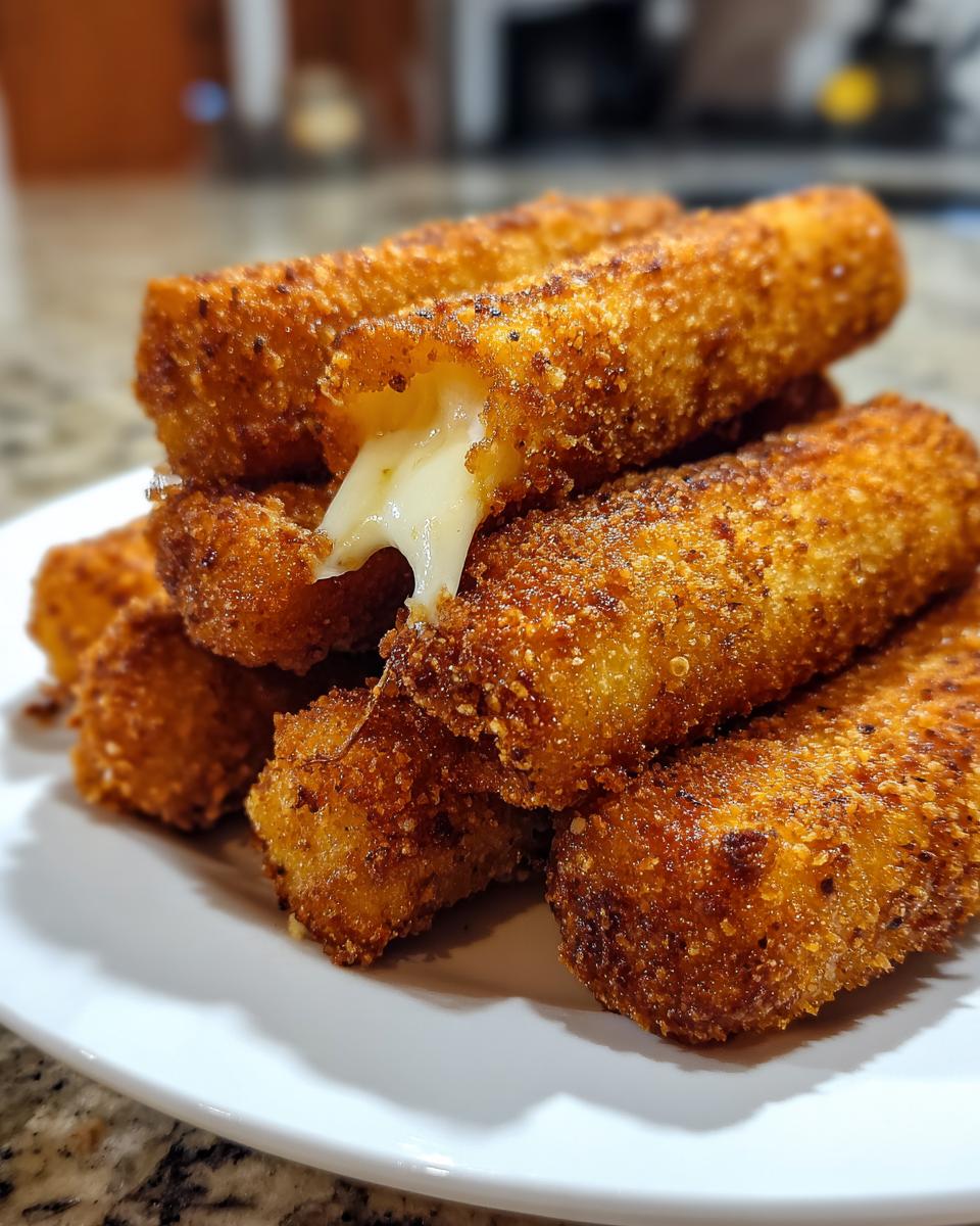 Deep Fried Pizza Sticks with Mozzarella for Halloween - detail 3