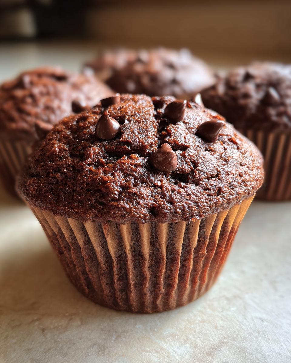 Easy Costco Chocolate Muffins - detail 2