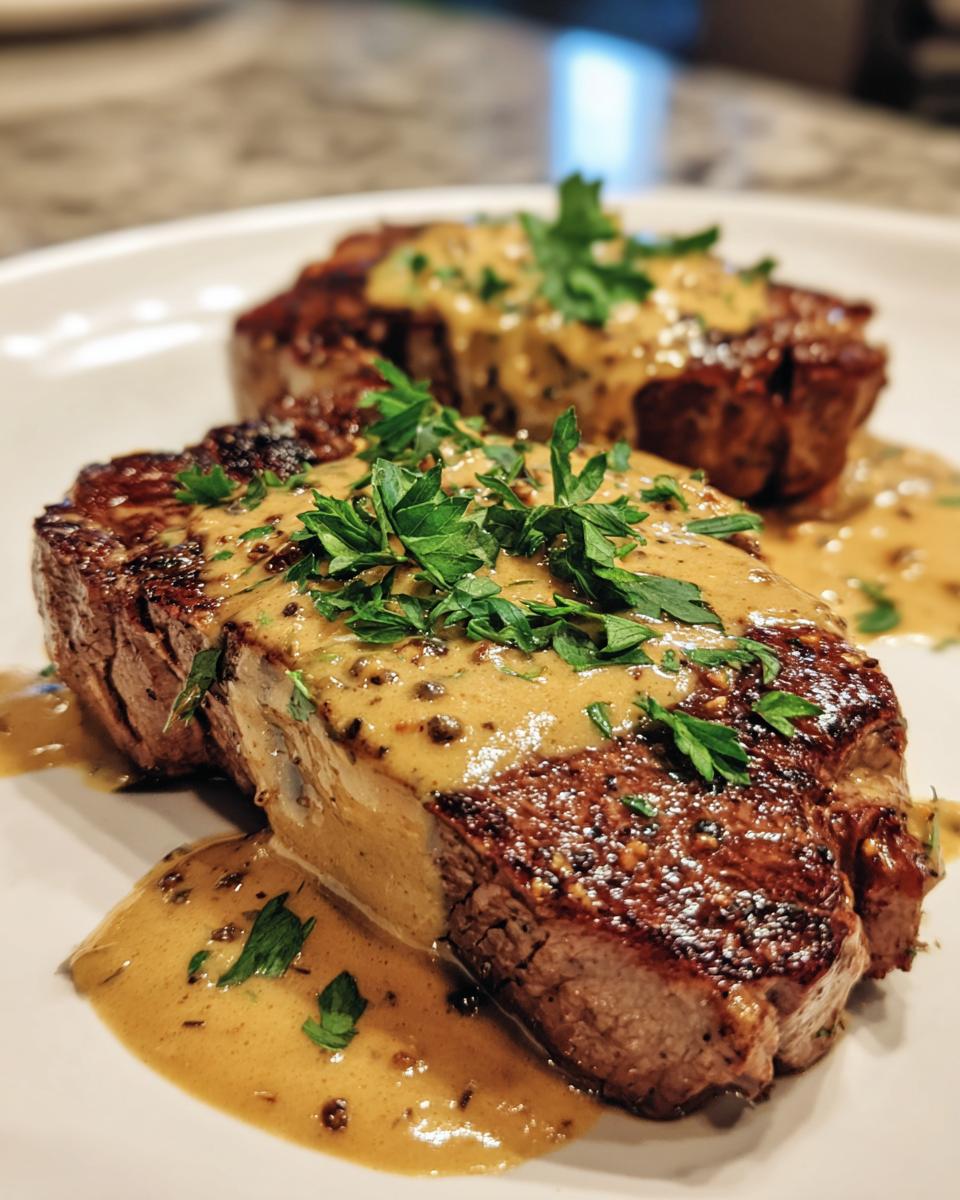 Ghost Pepper Steak with Haunted Bourbon Cream Sauce for Halloween - detail 1