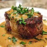 Ghost Pepper Steak with Haunted Bourbon Cream Sauce for Halloween