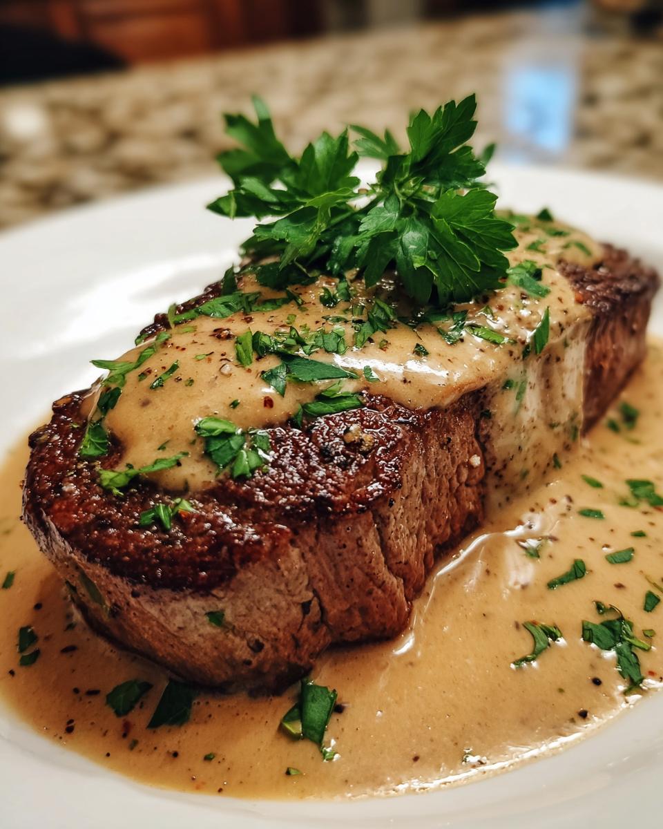 Ghost Pepper Steak with Haunted Bourbon Cream Sauce for Halloween - detail 3