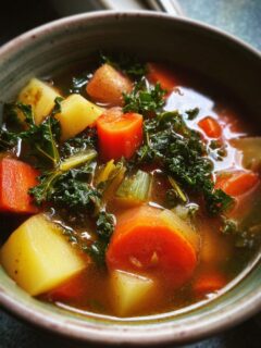 Healing Vegetable Soup for Thanksgiving