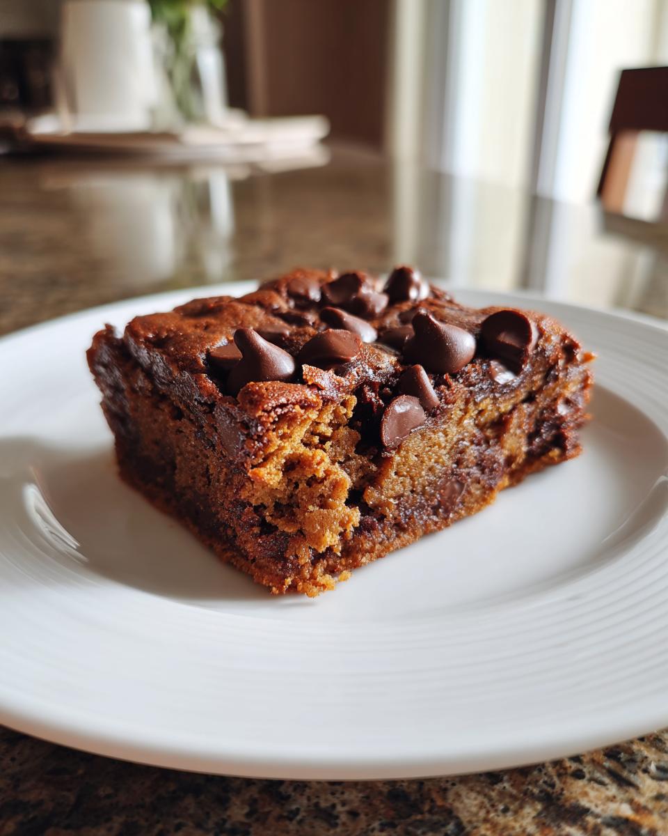 Healthy Peanut Butter Greek Yogurt Chocolate Cake Squares for Christmas - detail 2