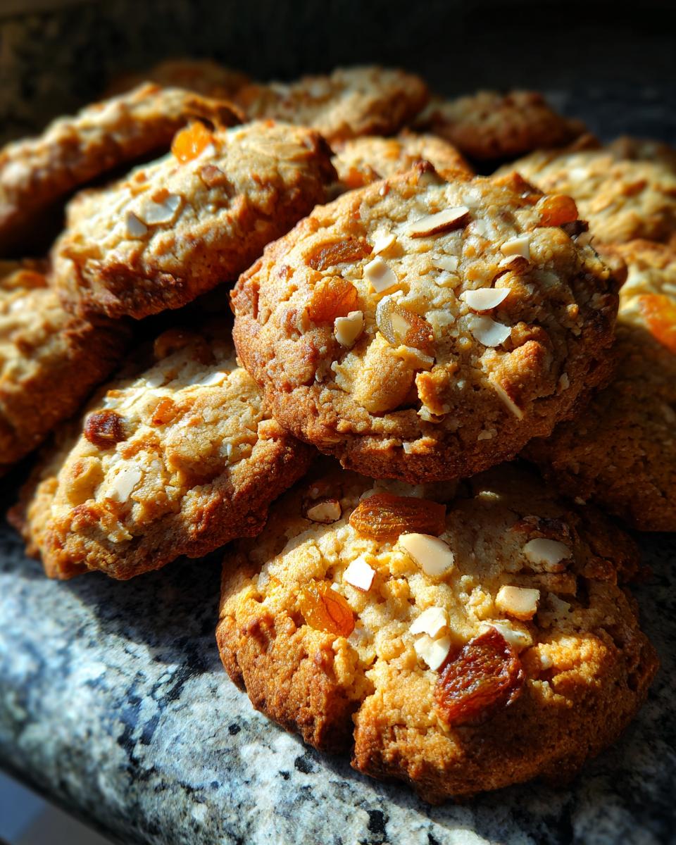 Healthy Sugar-Free Cookies with Nuts and Dried Apricots for Christmas - detail 1