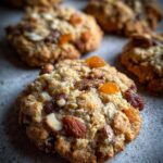 Healthy Sugar-Free Cookies with Nuts and Dried Apricots for Christmas