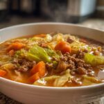 Hearty Ground Beef Cabbage Soup for Thanksgiving, Christmas