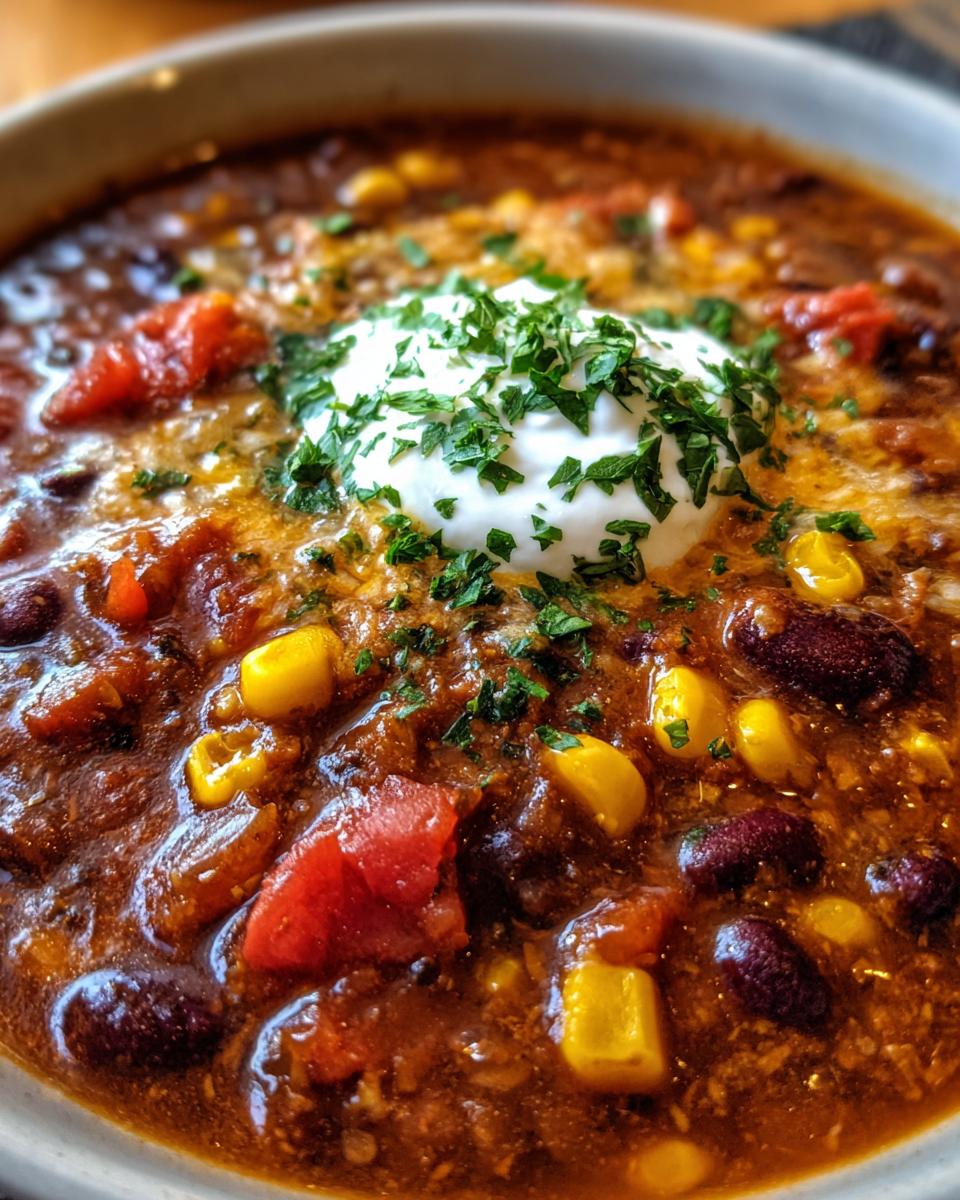 Hearty Taco Soup for Halloween, Thanksgiving - detail 1
