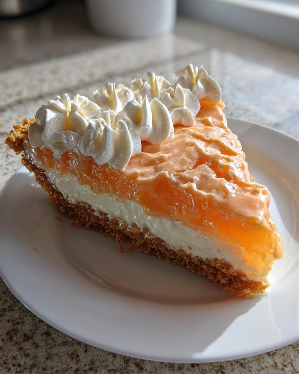 Jello Creamsicle Pie - detail 3