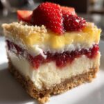 Layered Fruit Cheesecake Bars for Easter, Christmas