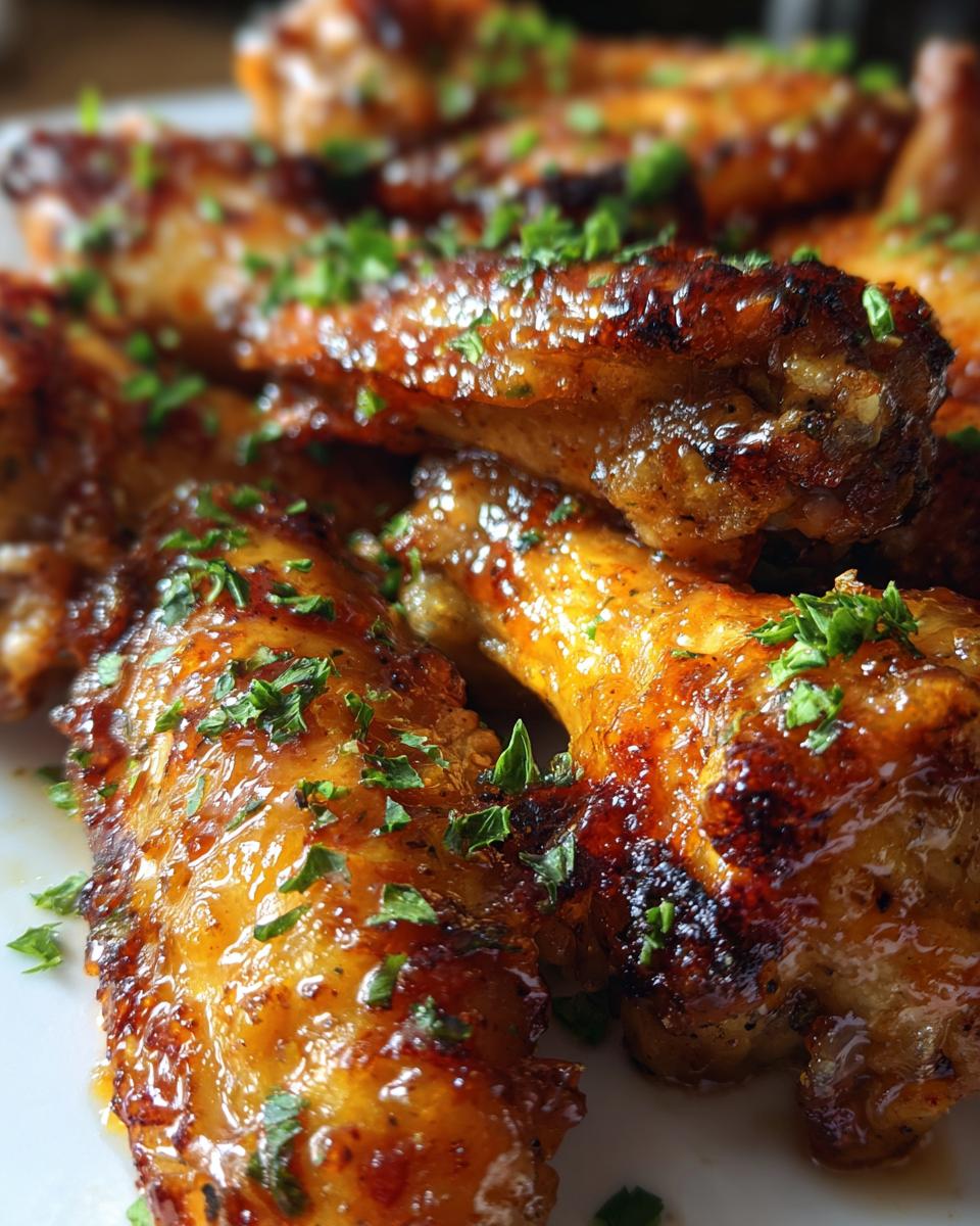 Lemon Glazed Chicken Wings - detail 2
