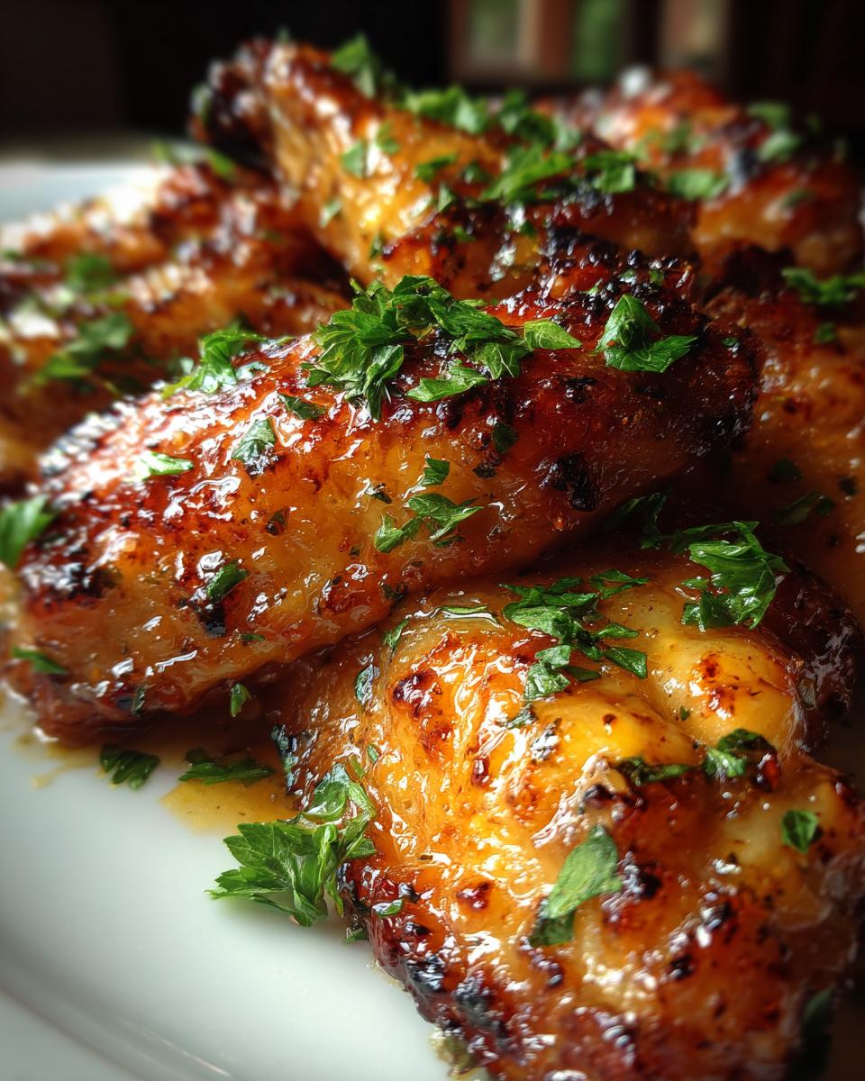 Lemon Glazed Chicken Wings - detail 3