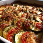 Light and Easy Zucchini and Tomato Gratin