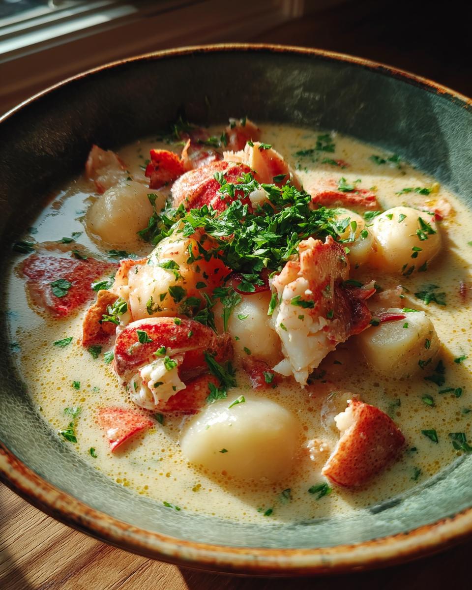 Lobster Scallop Chowder - detail 2