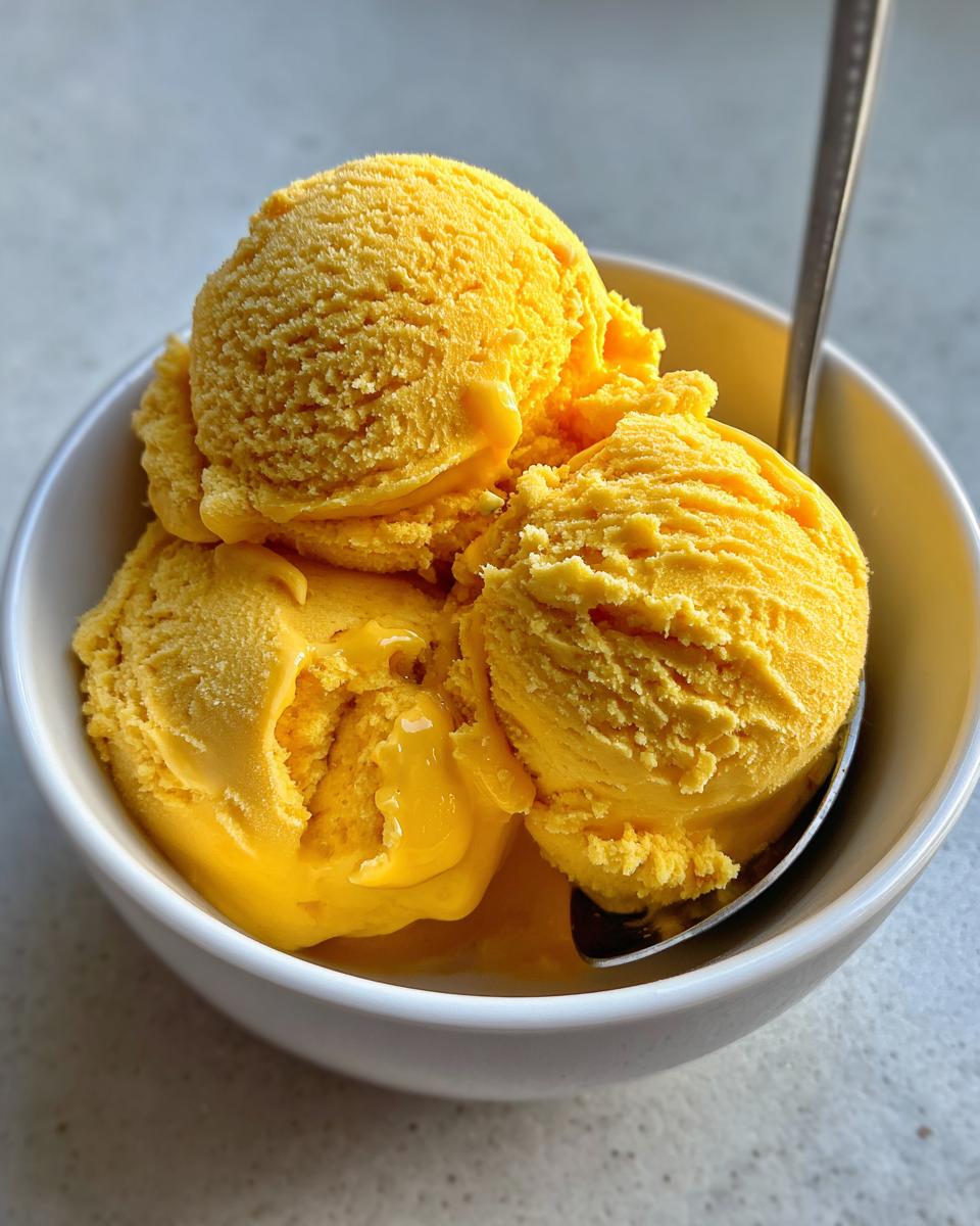 Mango Ice Cream for Easter - detail 4