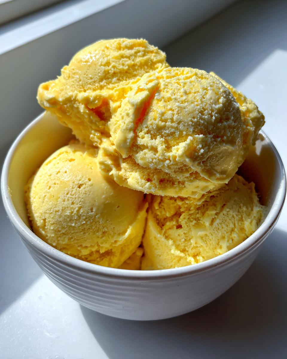 Mango Ice Cream for Easter - detail 3