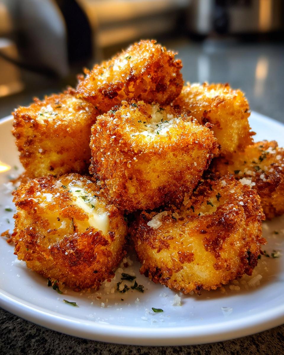 Mozzarella-Stuffed Fried Ravioli Bites for Christmas - detail 1