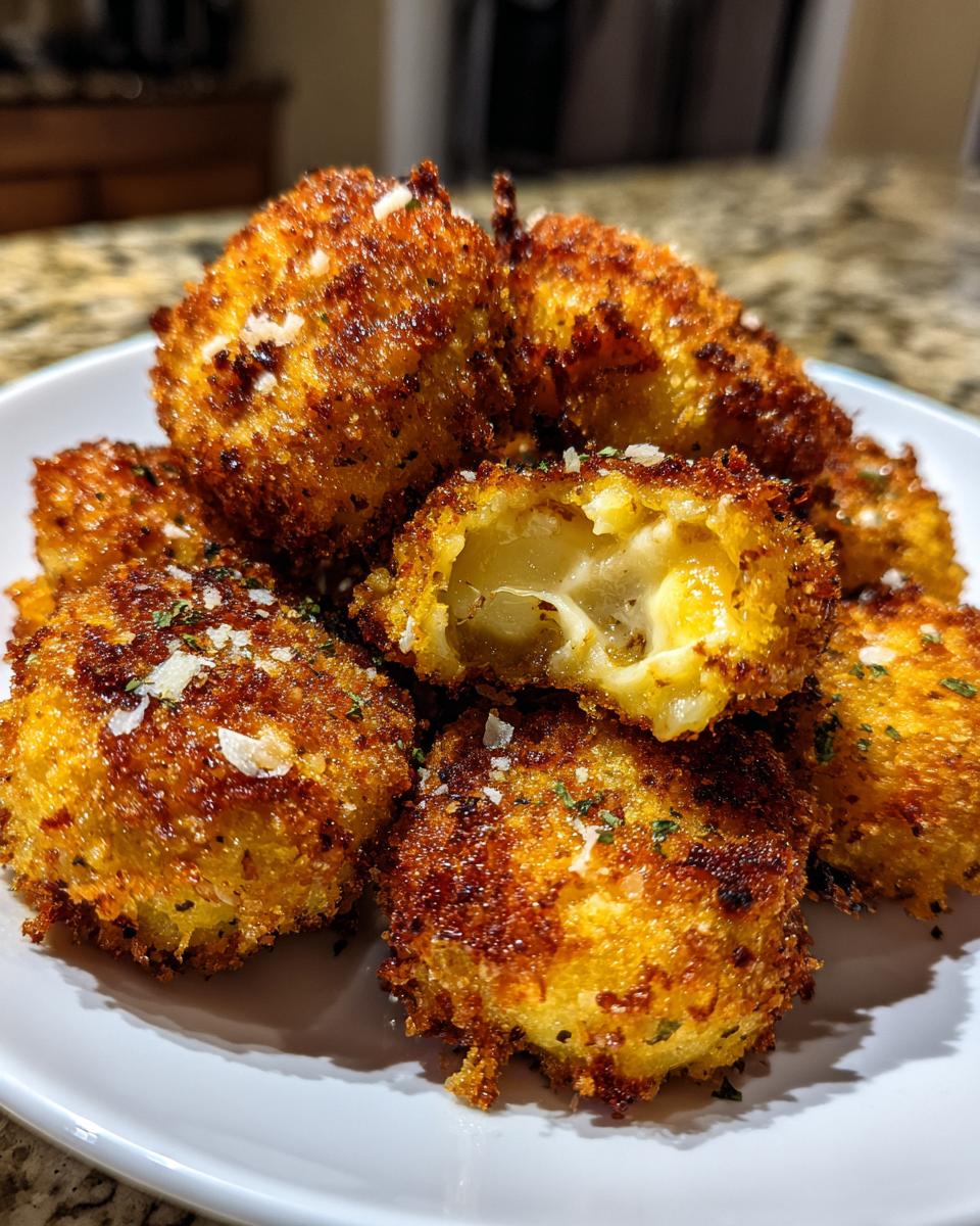 Mozzarella-Stuffed Fried Ravioli Bites for Christmas - detail 3
