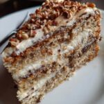 Nutty Cappuccino Cream Cake