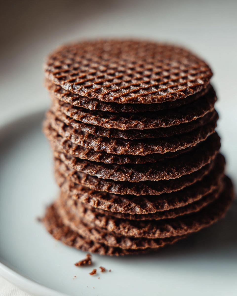 Old-Fashioned Chocolate Wafer Cookies for Christmas - detail 1