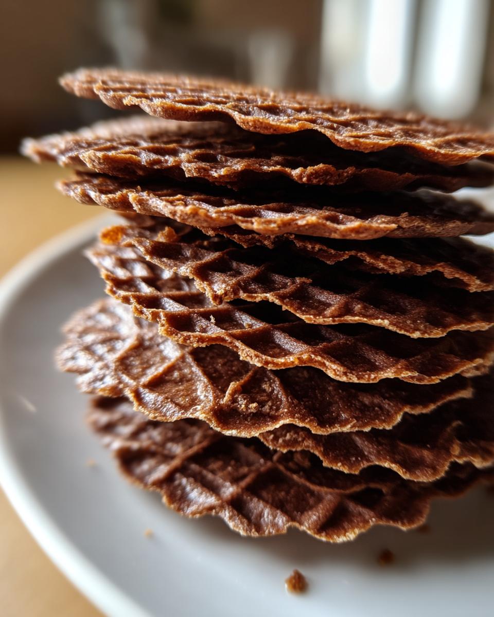 Old-Fashioned Chocolate Wafer Cookies for Christmas - detail 2