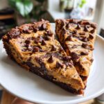 Peanut Butter Brownie Pizza