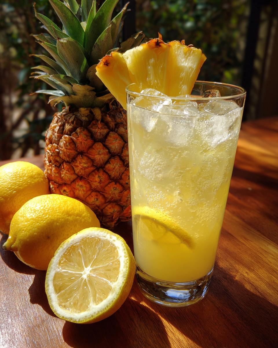 Pineapple Lemonade for Easter, Christmas - detail 2