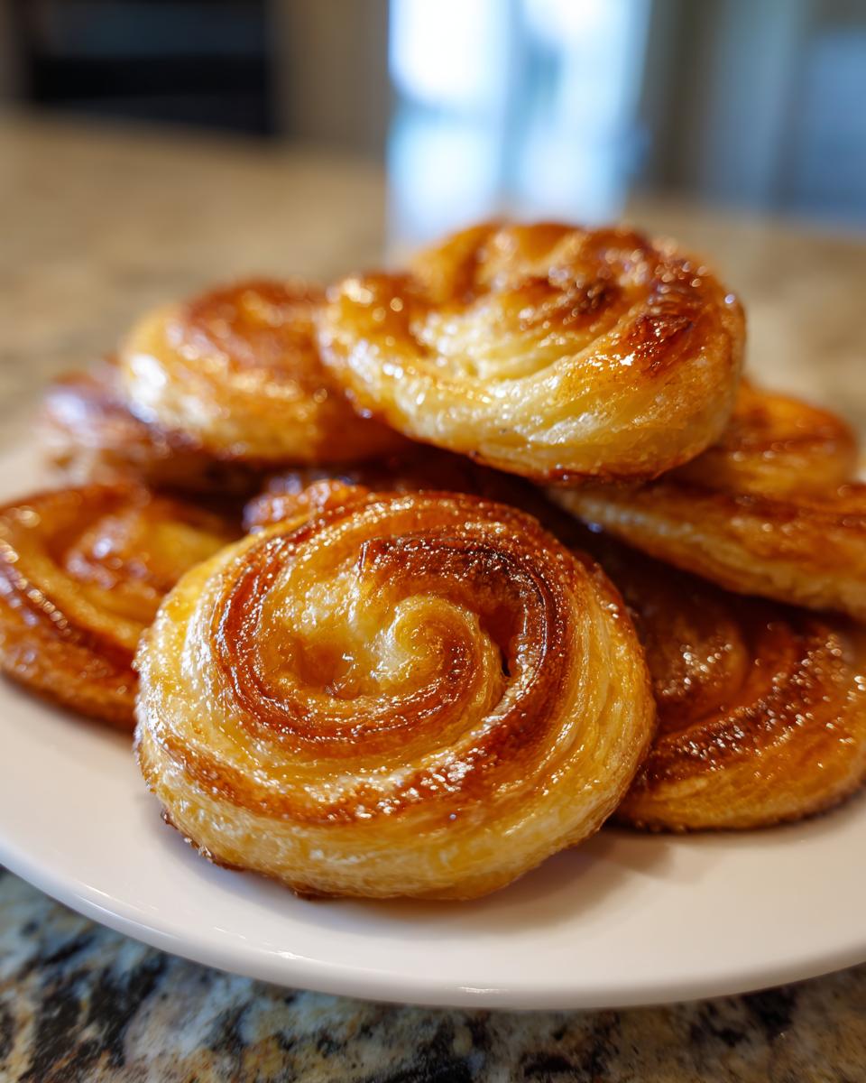 Puff Pastry Palmiers for Christmas - detail 1