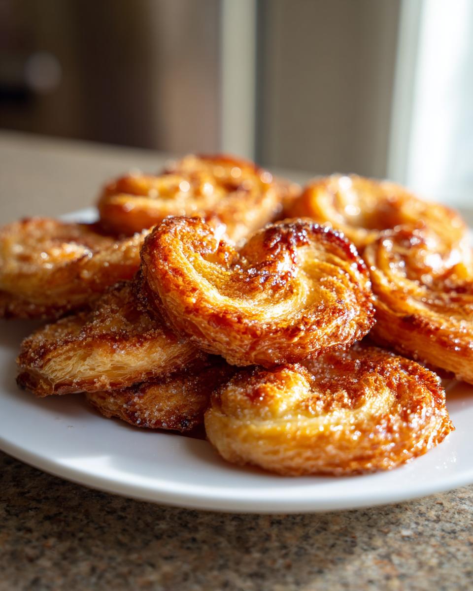 Puff Pastry Palmiers for Christmas - detail 3