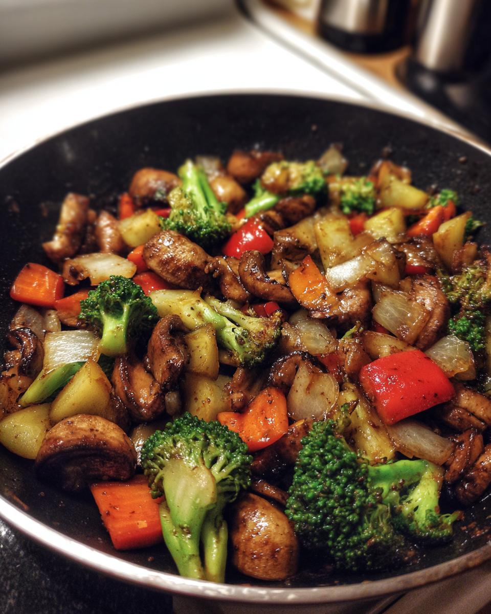Sautéed Ear Mushrooms with Mixed Vegetables for Thanksgiving - detail 1