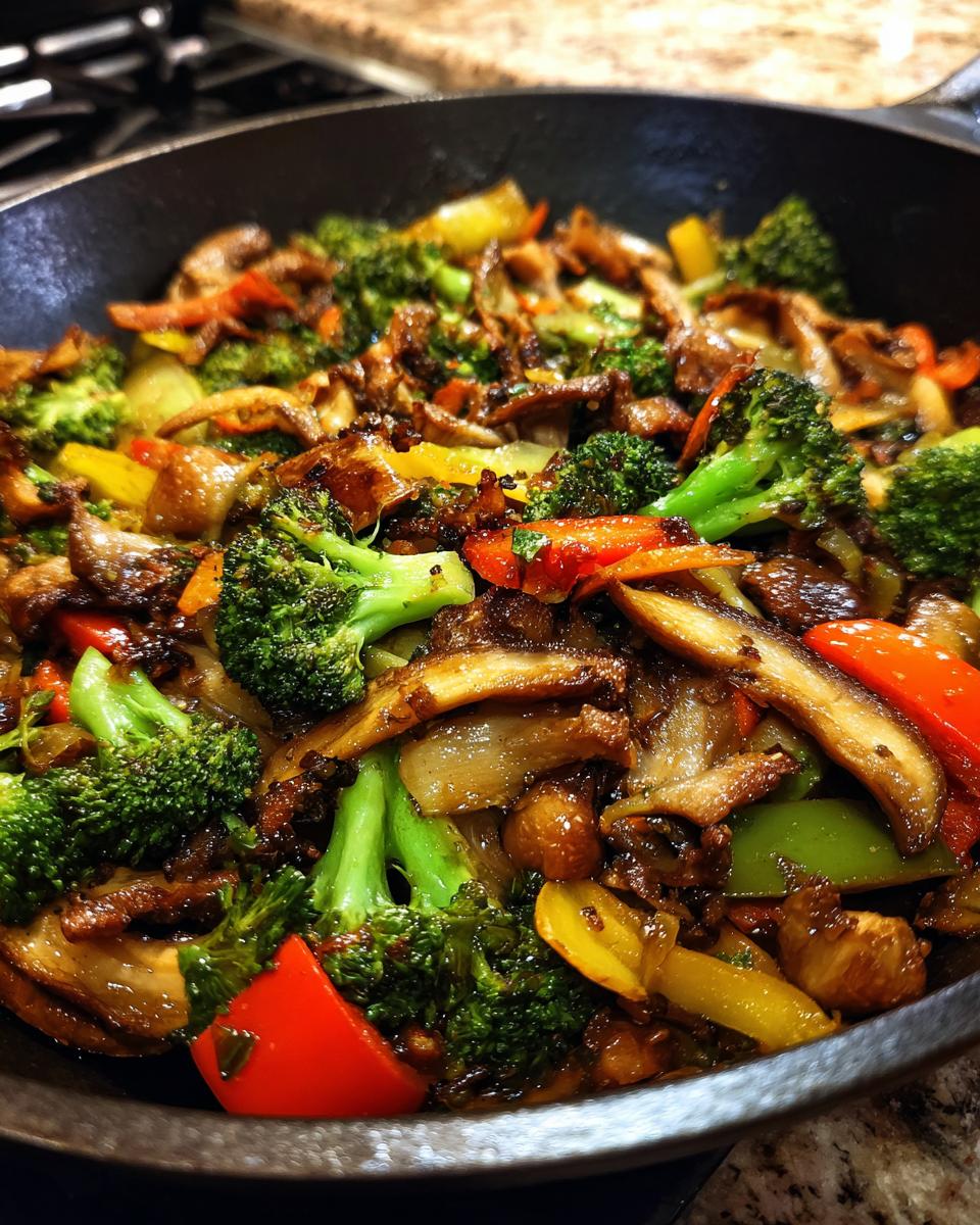 Sautéed Ear Mushrooms with Mixed Vegetables for Thanksgiving - detail 3