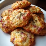 Savory Parmesan and Ham Cookies for Christmas