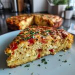 Savory Pepper and Mozzarella Cake for Christmas