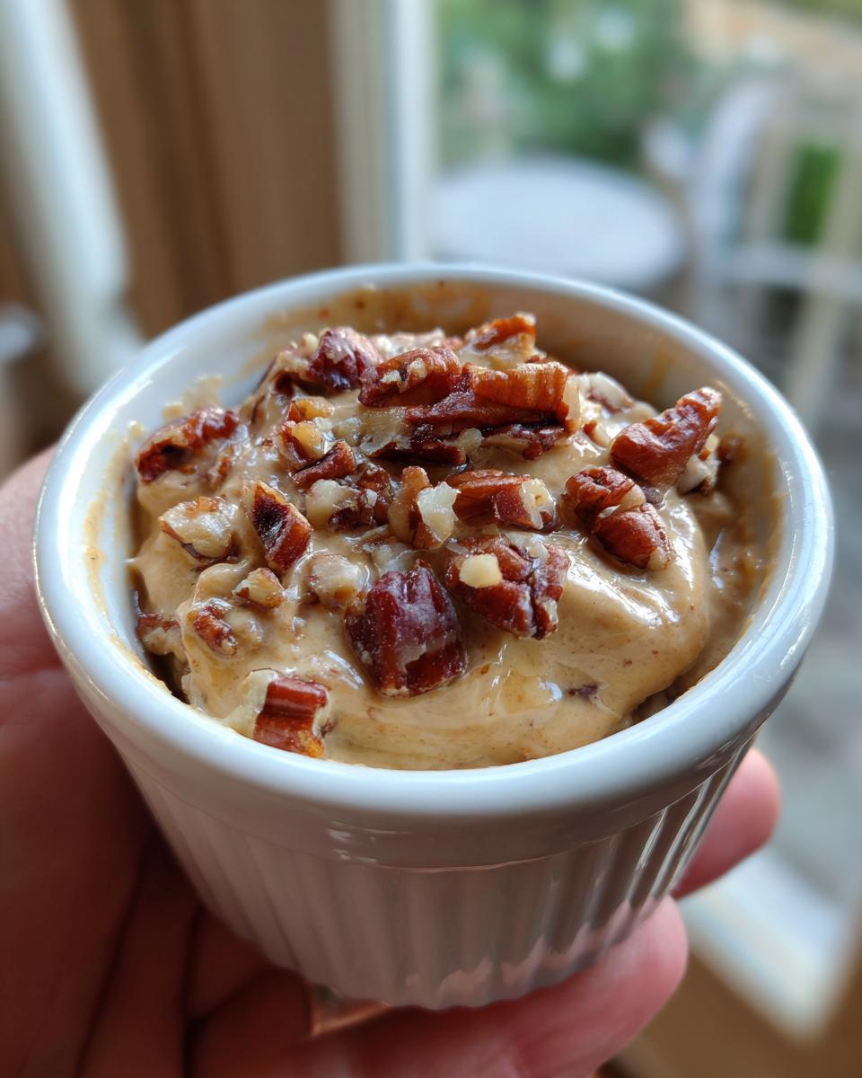 Single-Serve Keto Peanut Butter Pecan Dessert for Christmas - detail 1