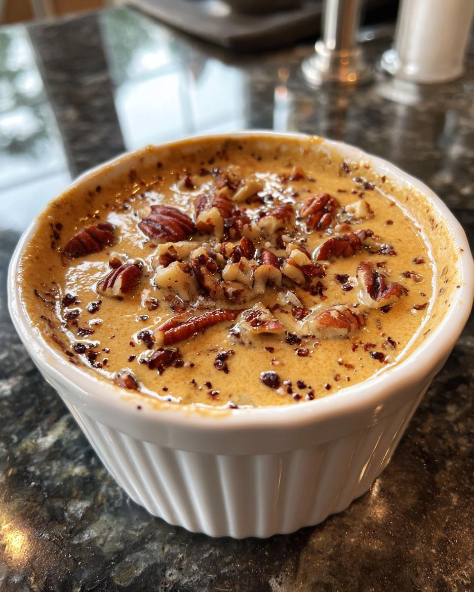 Single-Serve Keto Peanut Butter Pecan Dessert for Christmas - detail 2