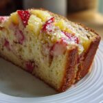 Strawberry Pineapple Pound Cake for Easter, Christmas