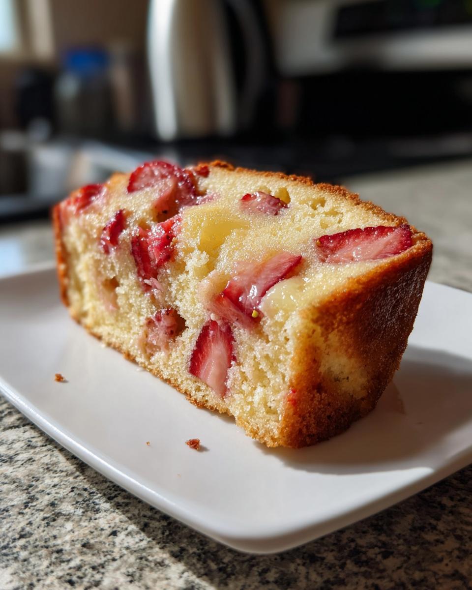 Strawberry Pineapple Pound Cake for Easter, Christmas - detail 2